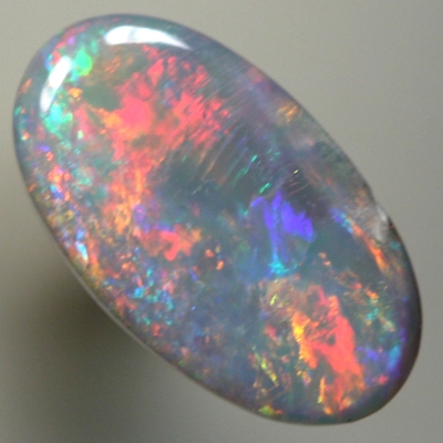 SOLID SEMI BLACK OPAL Colourful show of bright neon red SEE VIDEO